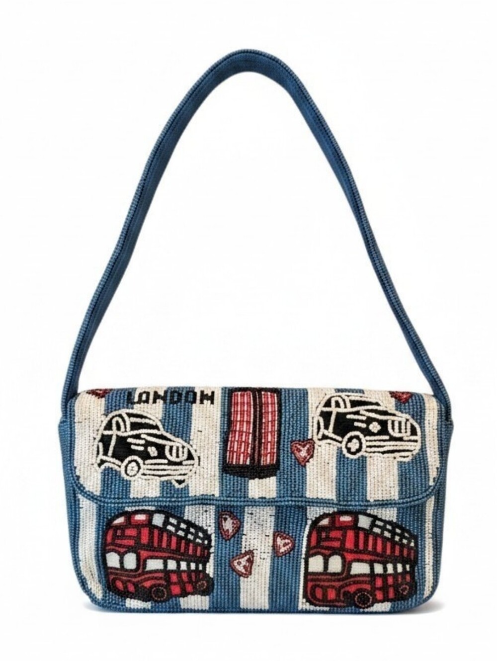America & Beyond London Beaded Shoulder Bag – NWT | Viral Beaded  Statement Bag